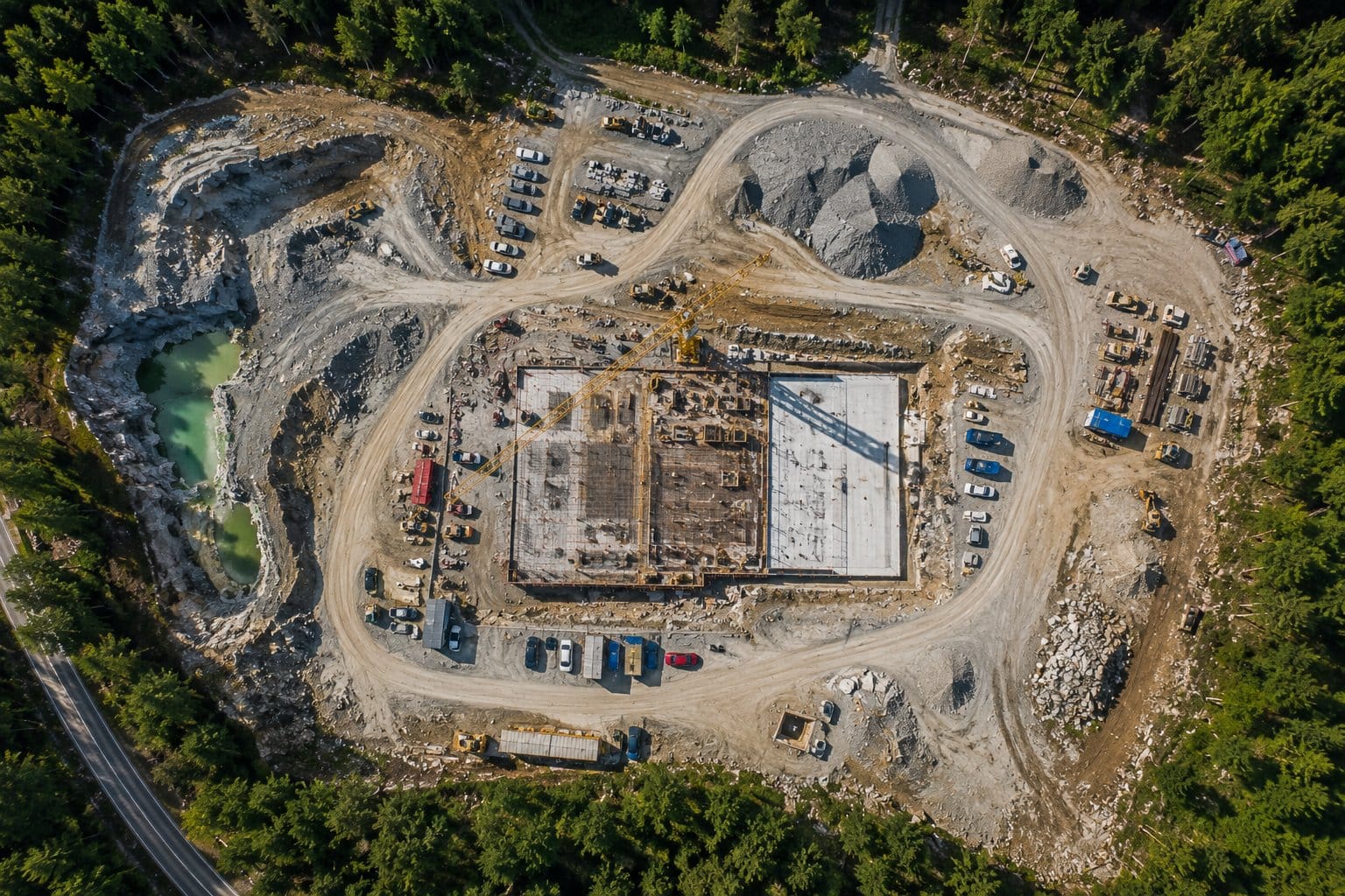 Masseuttak kartlagt med drone